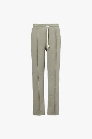 The Couture Club Raw-seam Logo-print Cotton-jersey Jogging Bottoms