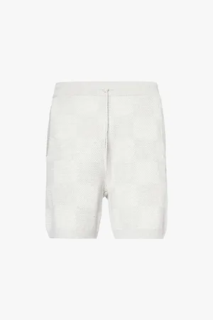 The Couture Club Drawstring-waist Knitted Cotton Shorts