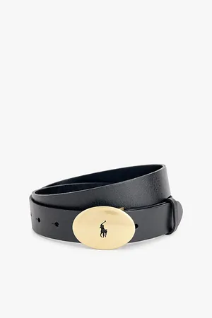 Ralph Lauren Branded-plaque Adjustable Leather Belt