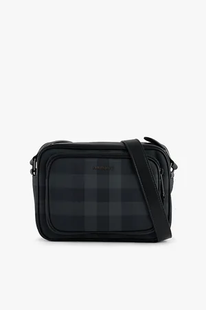 Burberry Paddy Checked Coated-canvas Crossbody Bag