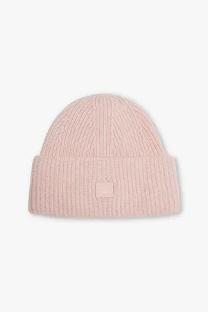 Acne Studios Face Logo-patch Wool Beanie