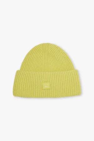 Acne Studios Face Logo-patch Wool Beanie