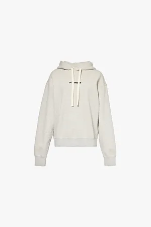 Jil Sander Felpa Brand-print Cotton-jersey Hoody