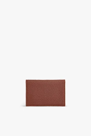 ELEVENTY Branded Grained-leather Wallet