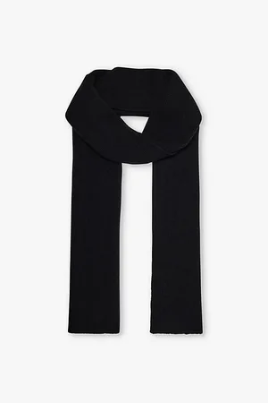 Rick Owens Ribbed Virgin-wool Scarf