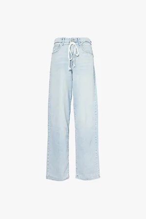 GOOD AMERICAN Good 90s Straight-leg Low-rise Stretch-denim Blend Jeans