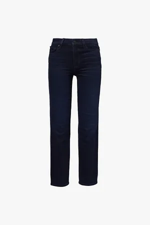 Paige Cindy Straight-leg Slim-fit Stretch-denim Blend Jeans