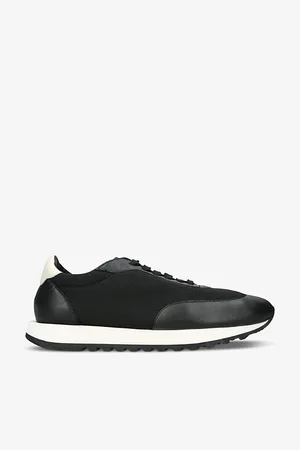 The Row Owen Runner Panelled Leather and Suede Low-top Trainers