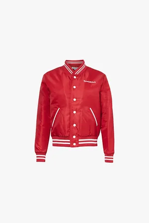 Sporty & Rich Wellness Club Brand-embroidered Shell Jacket