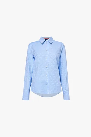 Gucci Gg-jacquard Regular-fit Cotton-jacquard Shirt