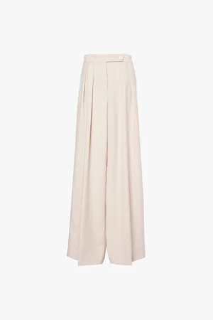 DRIES VAN NOTEN Pamplona Wide-leg Wool-twill Trousers
