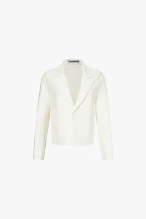 Issey Miyake Slim-fit Single-breasted Knitted Jacket