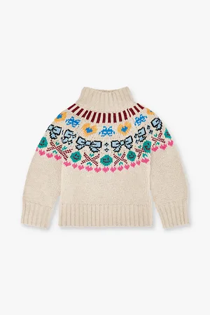 Molo Gimlassi Graphic-intarsia Wool-blend Jumper 5-12 Years
