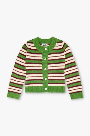 Molo Geraldine Striped Knitted Cardigan 3-12 Years