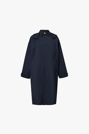 Bottega Veneta Relaxed-fit Hooded Cotton-blend Coat