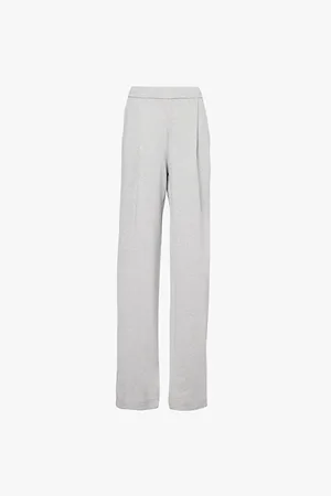DRIES VAN NOTEN Hartia Wide-leg Cotton-jersey Jogging Bottoms