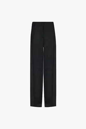 Acne Studios Wide-leg High-rise Wool-blend Trousers