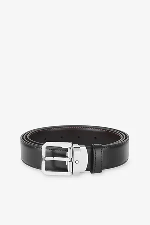 Montblanc Logo-engraved Reversible Leather Belt