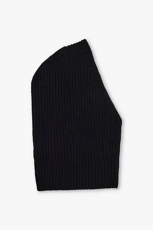 Jil Sander Ribbed Knitted Wool Hood