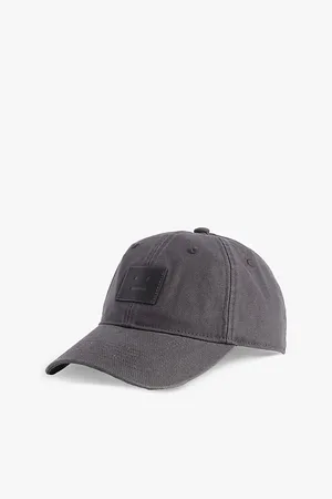 Acne Studios Face Logo-patch Cotton Baseball Cap