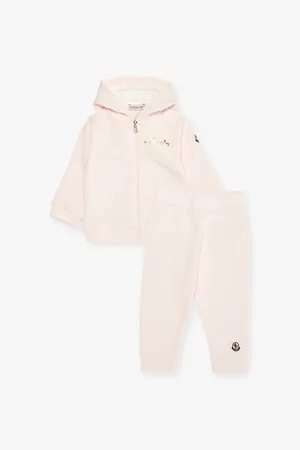 Moncler Brand-patch Relaxed-fit Cotton-jersey Tracksuit 6 Months - 3 Years