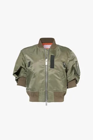 SACAI Short-sleeved Regular-fit Shell Jacket