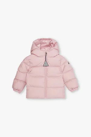 Moncler Sharon Brand-patch Hooded Shell-down Jacket 3 Months - Years