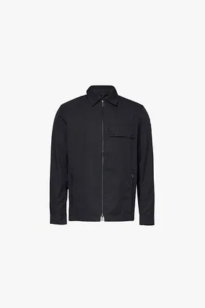 Belstaff Depot Brand-patch Regular-fit Cotton-blend Jacket