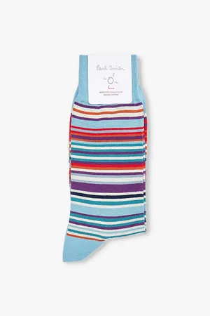 Paul Smith Hawkins Stripe Cotton-blend Socks