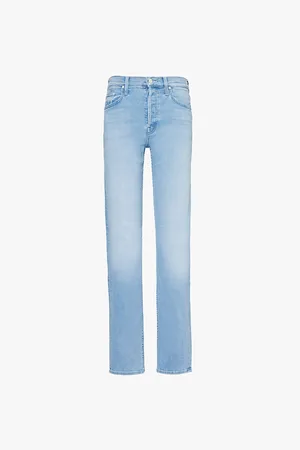 Mother The Tomcat Skimp Straight-leg Mid-rise Stretch-denim Jeans