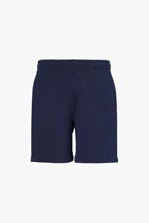Burberry Ekd-appliqué Regular-fit Cotton-jersey Shorts
