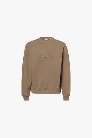 Burberry Ekd-embroidered Regular-fit Cotton-jersey Sweatshirt