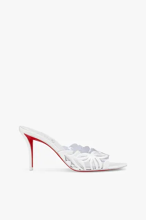 Christian Louboutin Apostropha Petunia 80 Pvc Mules