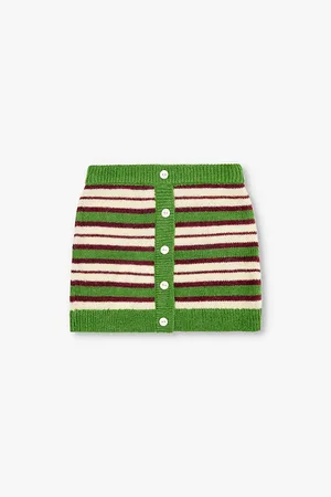Molo Bea Striped Knitted Skirt 3-12 Years