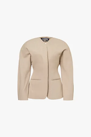 Jacquemus Ovalo Single-breasted Woven Jacket