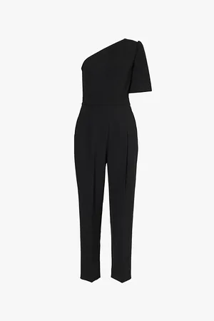 Max Mara Smalto One-sleeve Stretch-woven Jumpsuit