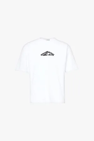 Dsquared2 New Icon Logo-print Regular-fit Cotton-jersey T-shirt