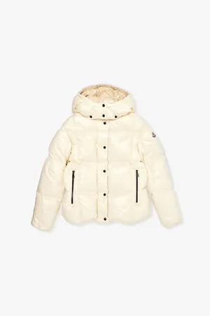 Moncler Parana Brand-patch Hooded Shell-down Jacket 8-14 Years