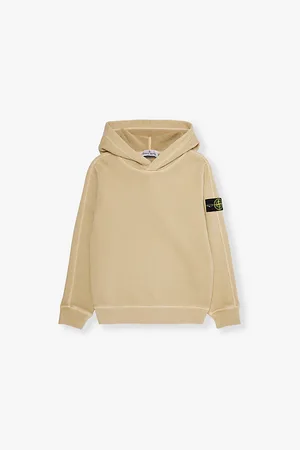Stone Island Brand-patch Long Sleeves Cotton-jersey Hoody 4-14 Years