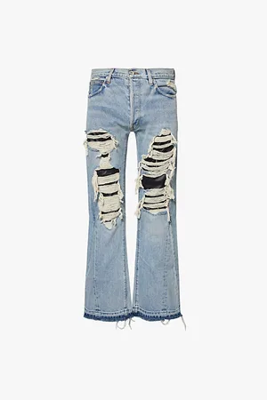 GALLERY DEPT. Cornell Distressed Straight-leg Jeans