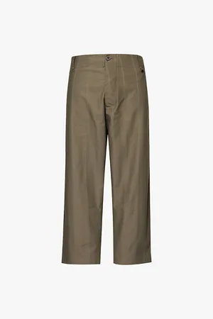 Vivienne Westwood Alien Wide-leg Stripe-print Organic-cotton Trousers