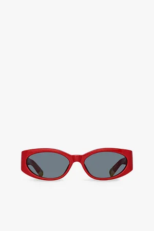 Jacquemus Ovalo Oval-frame Acetate Sunglasses