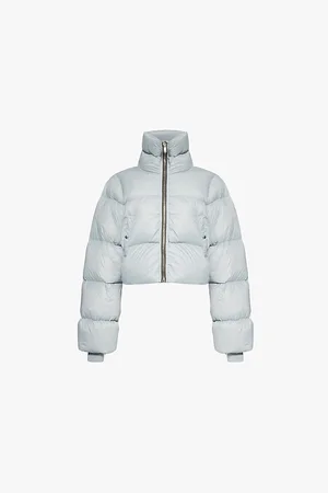 Rick Owens Funnel-neck Quilted Shell-down Jacket