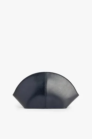 The Row Mel Leather Clutch Bag