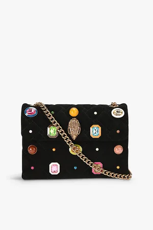 Kurt Geiger Kensington Medium Gem-embellished Leather Shoulder Bag