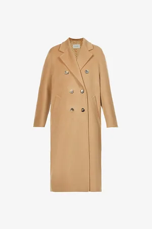Max Mara Madame Double-breasted Wool and Cashmere-blend Coat