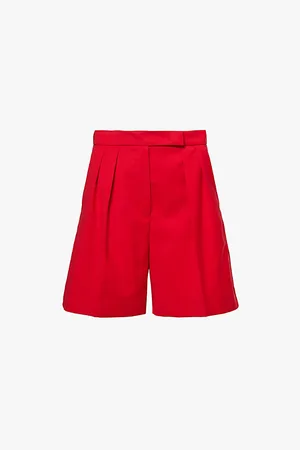 Max Mara Jessica Relaxed-fit Wool Shorts