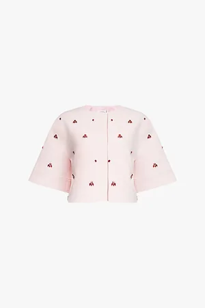 HUISHAN ZHANG River Gem-embellished Recycled Polyester-blend Jacket