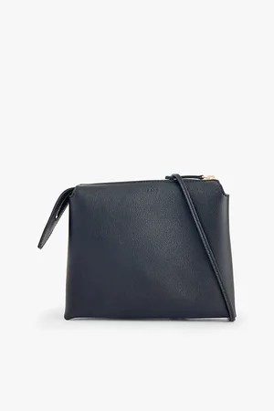 The Row Nu Twin Mini Leather Shoulder Bag