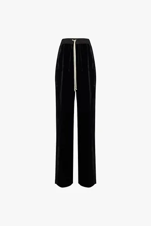 Rick Owens Drawstring-waist Relaxed-fit Woven Trousers